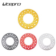 Litepro 56T Bubble Chainring 54T 58T Starry Sky Crankset For Brompton Folding Bicycle Alloy Chainwheel 130BCD Sprocket