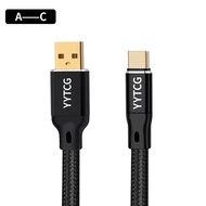 YYTCG Hifi USB Cable DAC A-B C-B C-C Digital AB Audio High Quality OCC Silver Plating Type A to Type