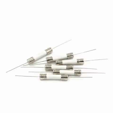 Quick Break 5X20MM Ceramic Fuse Slow Blow Tube Fuse With Pin 5*20MM 250V 0.5A 1A 2A 3A 4A 5A 6A 7A 8