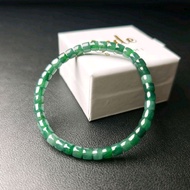 A122 6mm Square Jade Bracelet jadeite Type A