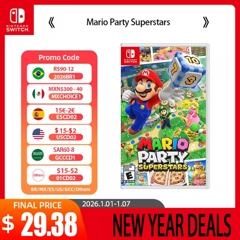 Mario Party Superstars - Standard Edition - Nintendo Switch - Multiplayer Support For Multiple Langu