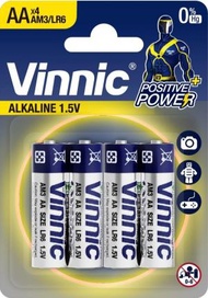 銀戰士電池 - AM3-C4 鹼性 AA 電池 / LR6（1.5V）2A 電池（4枚裝）