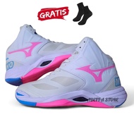 Promo New!!Sepatu Olahraga Voli Volly Mizuno Thunderblade 2 Mid Sepatu Olahraga Wanita Sepatu Wanita