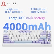 ♞,♘,♙Ajazz Ak820 Pro RGB Tri-Mode Gaming Mechanical Keyboard 82 Key Bluetooth 2.4GHz Wireless Gamer