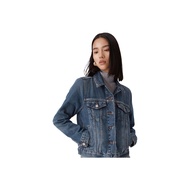 Levis Denim Jackets Womens Light Blue Lapel Moderate 0052O-0000