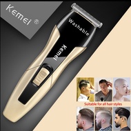 Kemei Washable Hair Clipper Professional Hair Trimmer 0mm Baldheaded Carving Fade Cutter Hair Cuttin