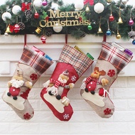 Christmas Decoration Pendant Layout Supplies New Year Gift Santa Snowman Socks Christmas Socks Gift Bag