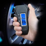 Super Upgraded Digital Tyre Pressure Gauge Digital Tyre Tread Depth 2-in-1 Car Tyre Pressure Gauge Backlit LCD Display