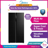Midea Side By Side Refrigerator 580L MSS580WEVB MSS582WEGBI