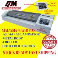 Geomaster A3 Laminator Machine , Laminate Machine , Mesin Laminate  , A3 / A4 Laminator - Metal Body