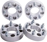 DCVAMOUS 4PC 5x4.5 to 5x5.5 Wheel Adapters 1.5 Inch with 1/2" Studs Compatible with Ford-Jeep-Lincol