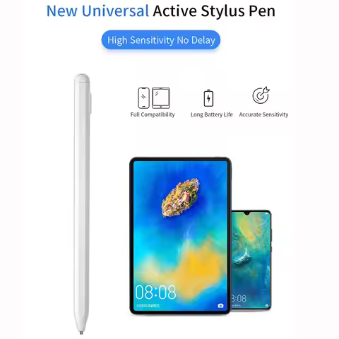 WiWU Universal Active Stylus Pen Tablet Pen for iOS & Android Magnetic Attach Stylus Pen for Drawing