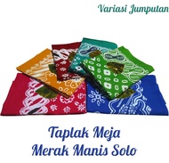 Taplak meja batik Merak manis solo Printing dan Jumputan Taplak meja tamu sekolah kantor pesta