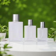 Screw Mouth 30ml/50ml/100ml Perfume Sub-bottling Spray Bottle Frosted Perfume Bottle