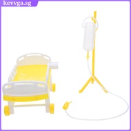 🎒 Yellow Kids Doctor Toy Set Plastic Medical Kit with Authentic IV Drip for Preschool and Home Role 
