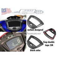 Meter Cover Carbon Y15ZR V1 V2 CARBON WATER TRANSFER YSUKU meter frame cover carbon y15 accessories v1 meter tinted