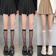 Cute y2k style y2k style thin transparent calf-length socks Hippie Shop