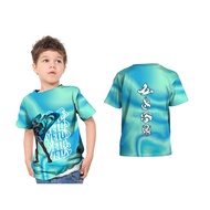 Veto Valorant Kids' Jersey with Action Game Character Custom Full Printbiru