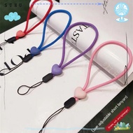 SUHUHD Mobile Phone Phone Strap, Colorful Adjustable Elastic Mobile Phone Lanyard, Cute love Mobile Phone Lanyard Phone