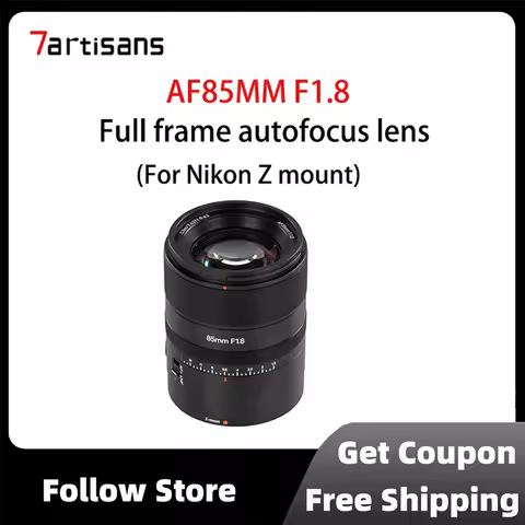 7Artisans AF85MM F1.8 STM Full Frame Large Aperture Autofocus Lightweight Portable Lens for Nikon Z 