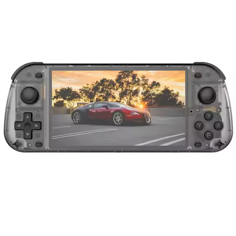 C9-Dual Player Online Gaming Console R50S Retro Handheld Game Console 5.1Inch IPS Screen 128GB Linux