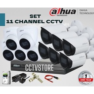 PAKEJ 11 CHANNEL CCTV IP CAMERA (5MP)