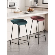 Bar Chair Chair Backrest Modern Simple Household High Chair Bar Chair Designer Front Desk Chair High