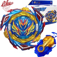 Laike Beyblade DB Beyblade Burst Rubber B-187 Savior Valkyrie Sh-7 Burst B187 with B184 Blue LR Launcher Beylauncher Beyblade Burst Launcher Box Set