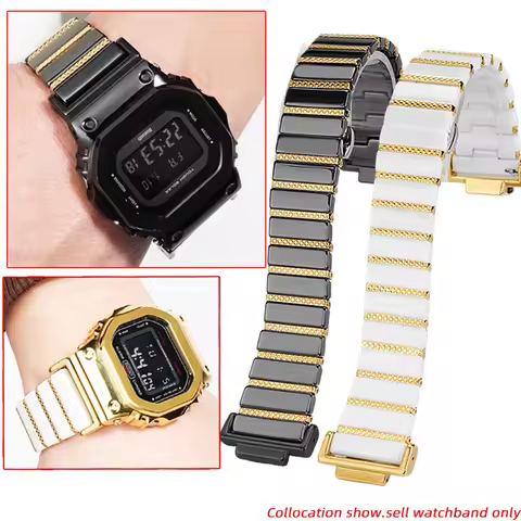 DW5600 Ceramic Watchband stainless steel Bezel Case For Casio G-SHOCK DW-5600 GW-M5610 GW-B5600 GM 5