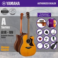 Yamaha A1R NT A Series Solid Top Acoustic Electric Guitar 41" - Vintage Natural