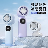 Refrigeration Turbo Fan Hanging Neck Mini Handheld Silent High-Speed New Portable Small Semiconducto