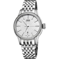 腕時計 オリス レディース 01 561 7687 4951MB Oris Artelier Date Diamonds Stainless Steel 31mm Women'