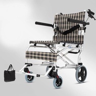 FK รถเข็นผู้สูงอายุ คนชรา Wheelchair วีลแชร์ พกพา มีกระเป๋า รุ่น 9003 – (มีรับประกัน)