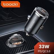 Toocki 45W Car Charger Fast Charging PPS 33W PD Fast Type C Car Phone Charger for iphone 15 14 13 12
