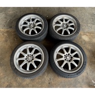 ORIGINAL JAPAN Work Emotion XD9 JDM Sport Rim 17” 5H 114.3pcd 7.5JJ ET50 Honda Toyota Nissan Japan