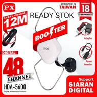 Antena Tv Digital Dan Analog Px Hda-5600 Indoor Outdoor Smart Antena