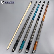 QUENNA 1PC 148CM/13MM 1/2 Joint Maple Wood Pool Cue Professional Black 8-Ball 9-Ball Cue Billiard Eq