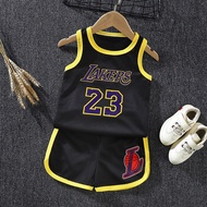 [ZY] 70-150cm Ready Stock Children's Casual Vest Suit Quick-Drying Sports Suit Baby Fashion All-Matc