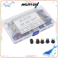 MURRAY 80Pcs Potentiometer Kit, B5K B10K B20K B50K B100K with Storage  Adjustable Potentiometer, Set
