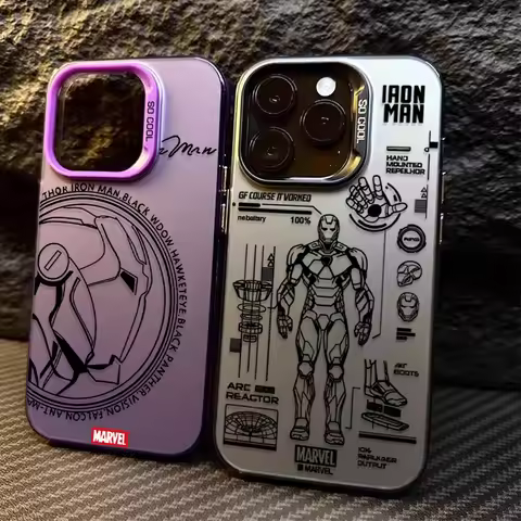 Cartoon Iron Man Phone Case for Xiaomi POCO X7 X6 X5 X3 NFC F7 Ultra F6 F5 Pro F4 F3 GT M5S C65 C75 