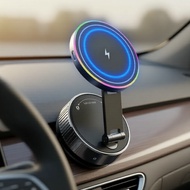 15W MagSafe   Pelekat Papan Pemuka 15W Pengecas Tanpa Wayar MagSafe untuk Telefon di Tesla & Kendera