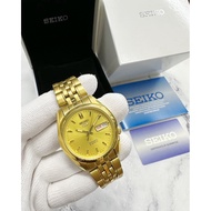 Seiko 5 Automatic Gold Watch / 7S26-01V0 / 37mm