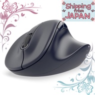 ELECOM EX-G Silent 5-Button Wireless and Wired Mouse - Medium/Large Size, Antibacterial, Black, Mult