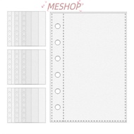 MESHOPMY Card Protector Sleeves, A7 6-Ring A7 Binder Pages,  Binder Refill