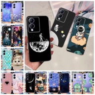 Soft Casing For Vivo Y17s 2023 Case Cute Astronaut Pattern Slim Clear Silicone Protective Cover For Vivo Y17s Y 17s Casing