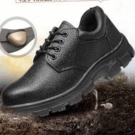 Safety Shoes รองเท้าเซฟตี้ หัวเหล็ก พื้นเหล็ก รองเท้านิรภัย Size 36-47 (ไม่มีกล่องรองเท้า)