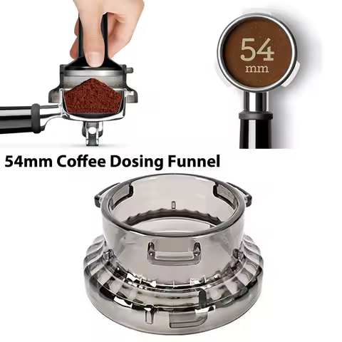 Tamper 54mm Coffee Dosing Funnel for Breville,Light,Anti Flying Powder Espresso Accessories for Bamb