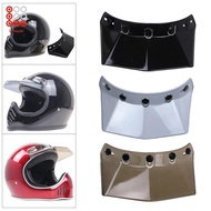 [Lovoski] Vintage 5-Snap Motorcycle Helmet Visor Peak UV Sunshield Protector Shield