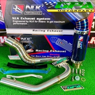 NLK PERFORMANCE EKZOS OPEN CARBON FIBER BIRU Y15ZR 35MM / 38MM RACING EXHAUST
