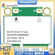 BE200 WIFI7 8774M Tri Band Wireless Network Card Adapter WiFi 7 Mini-Pcie for  10/11 2.4G/5G/6Ghz